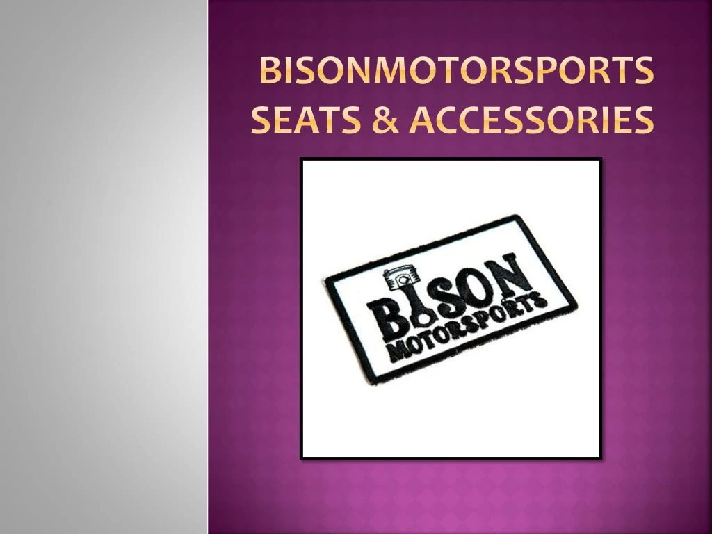 bisonmotorsports seats accessories