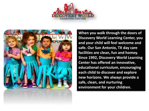 Best Child Care and Pre-School in San Antonio Discovery Learning Center