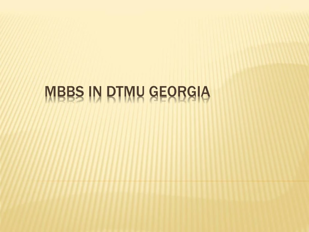 mbbs in dtmu georgia