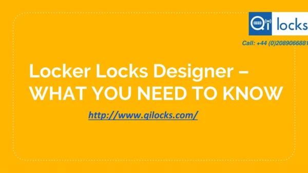 Locker Locks Designer – WHAT YOU NEED TO KNOW
