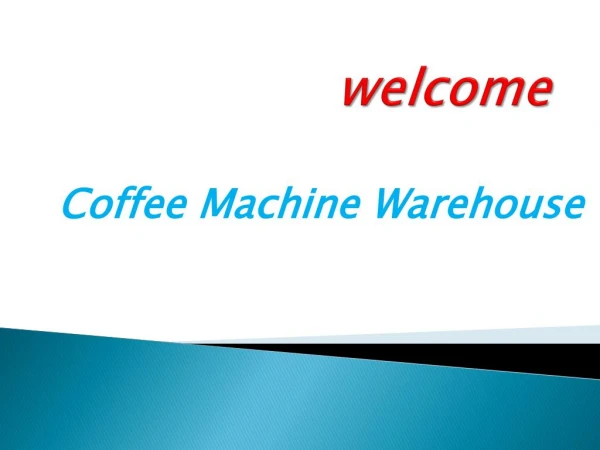Get Coffee machine sales in Cremorne