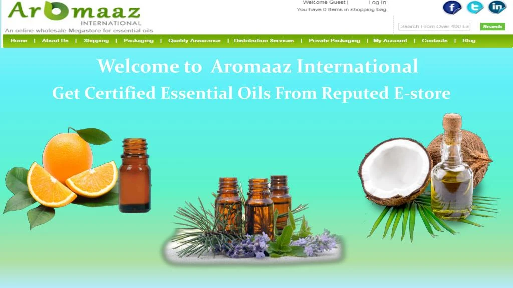 welcome to aromaaz international