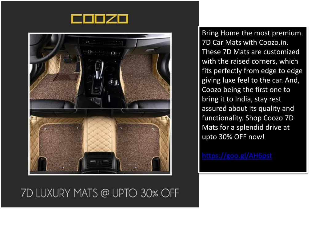 bring home the most premium 7d car mats with