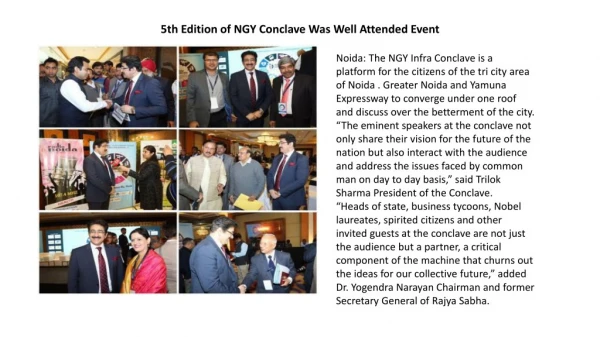 5th Edition of NGY Conclave Was Well Attended Event