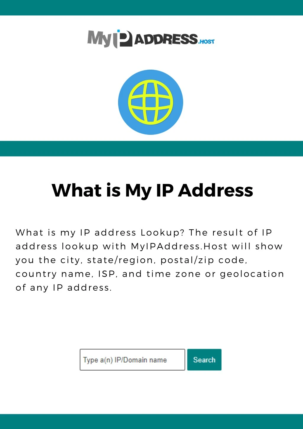 what is my ip address