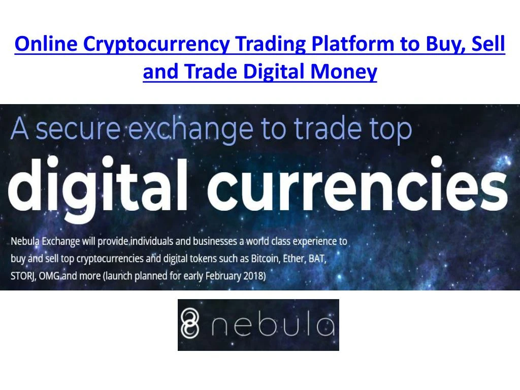 online cryptocurrency trading platform