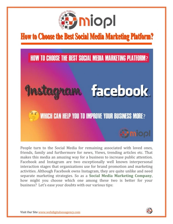 How to Choose the Best Social Media Marketing Platform?