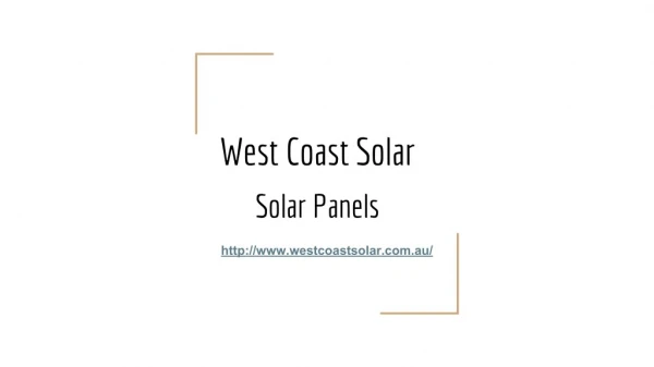 West Coast Solar