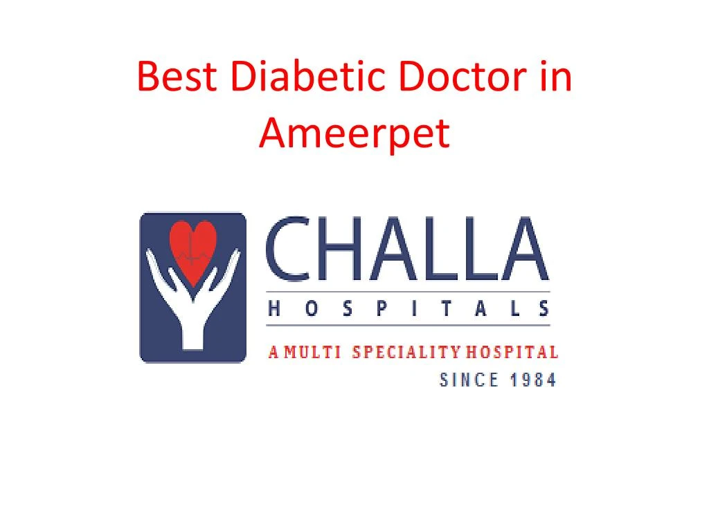 best diabetic doctor in ameerpet