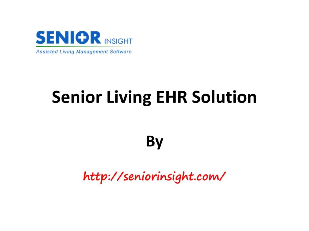 senior living ehr solution