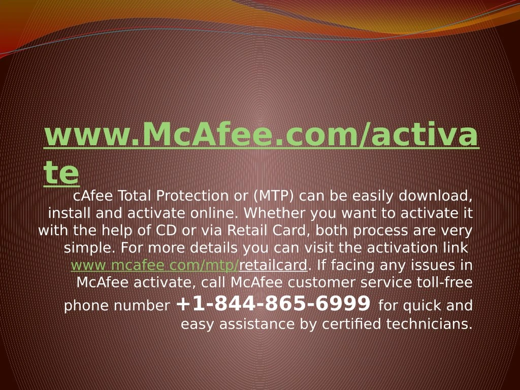 www mcafee com activa te cafee total protection