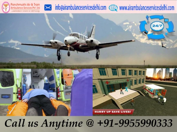 Get Prominent and Low fare Air Ambulance services in Guwahati