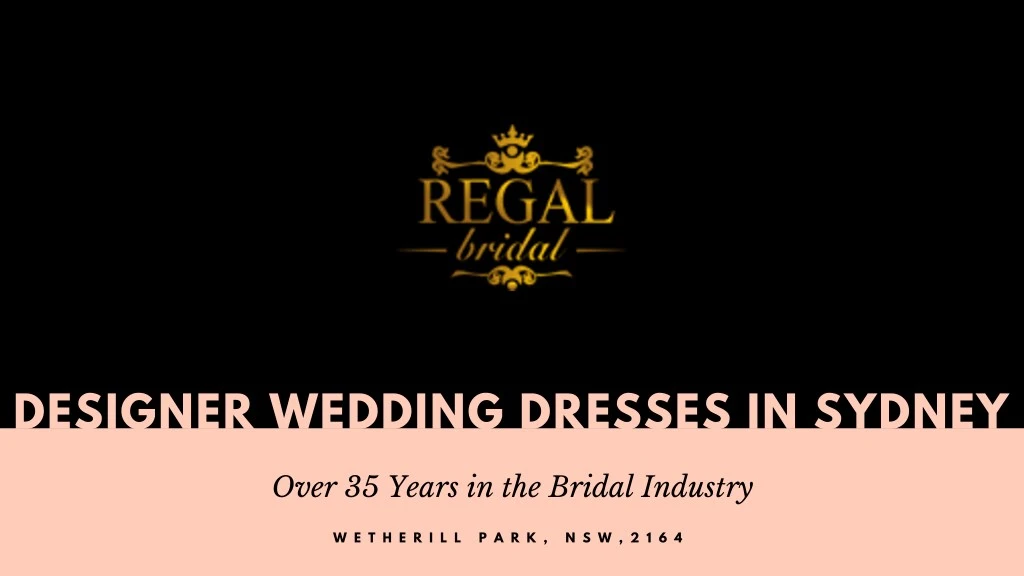 designer wedding dresses in sydney