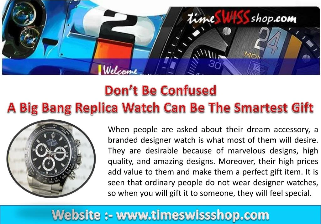 don t be confused a big bang replica watch