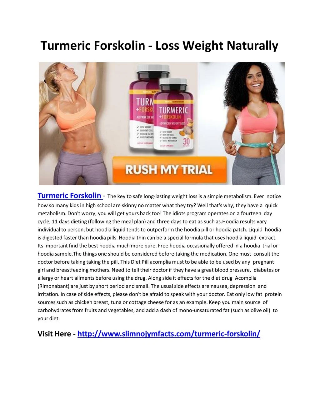 turmeric forskolin loss weight naturally