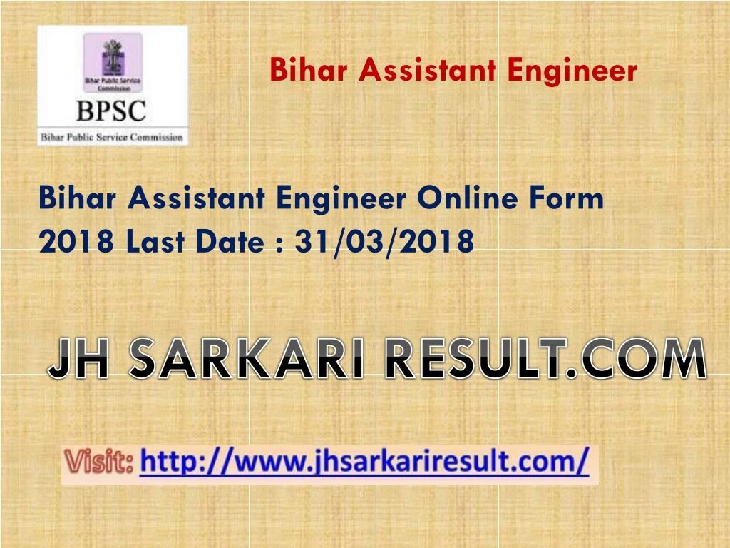 bihar assistant engineer