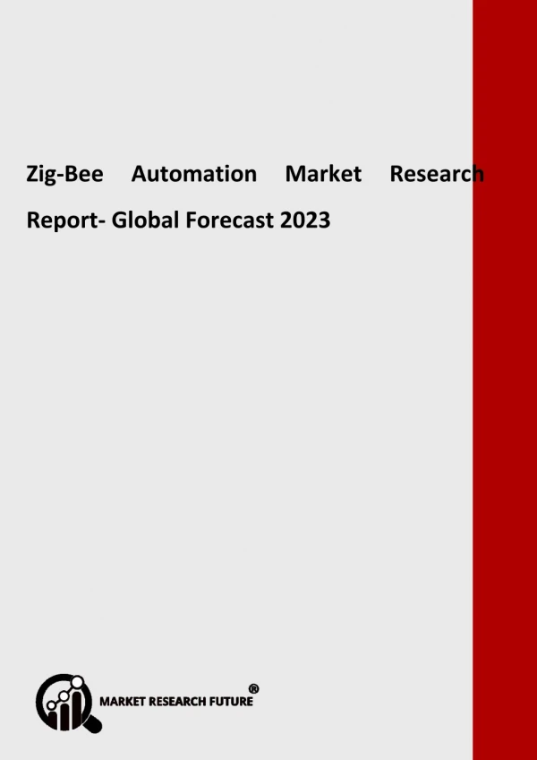 Zig-Bee Automation Market Set for Massive Progress in the Nearby Future