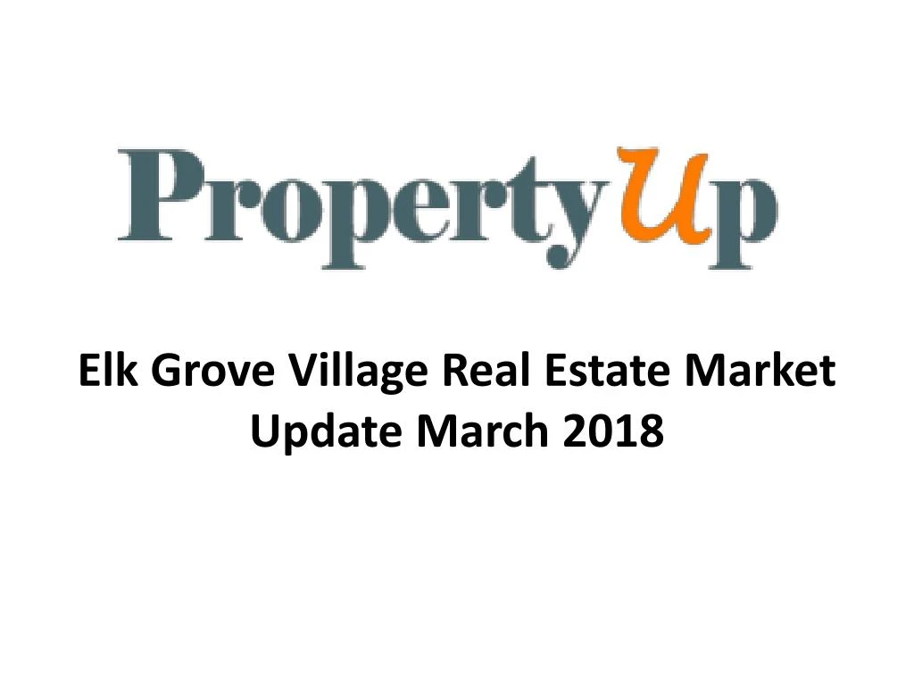 elk grove village real estate market update march 2018