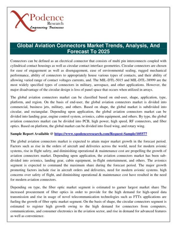 Aviation Connectors Market