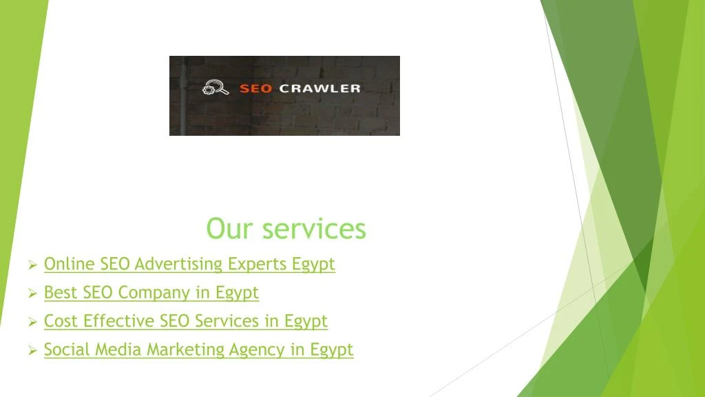 our services online seo advertising experts egypt