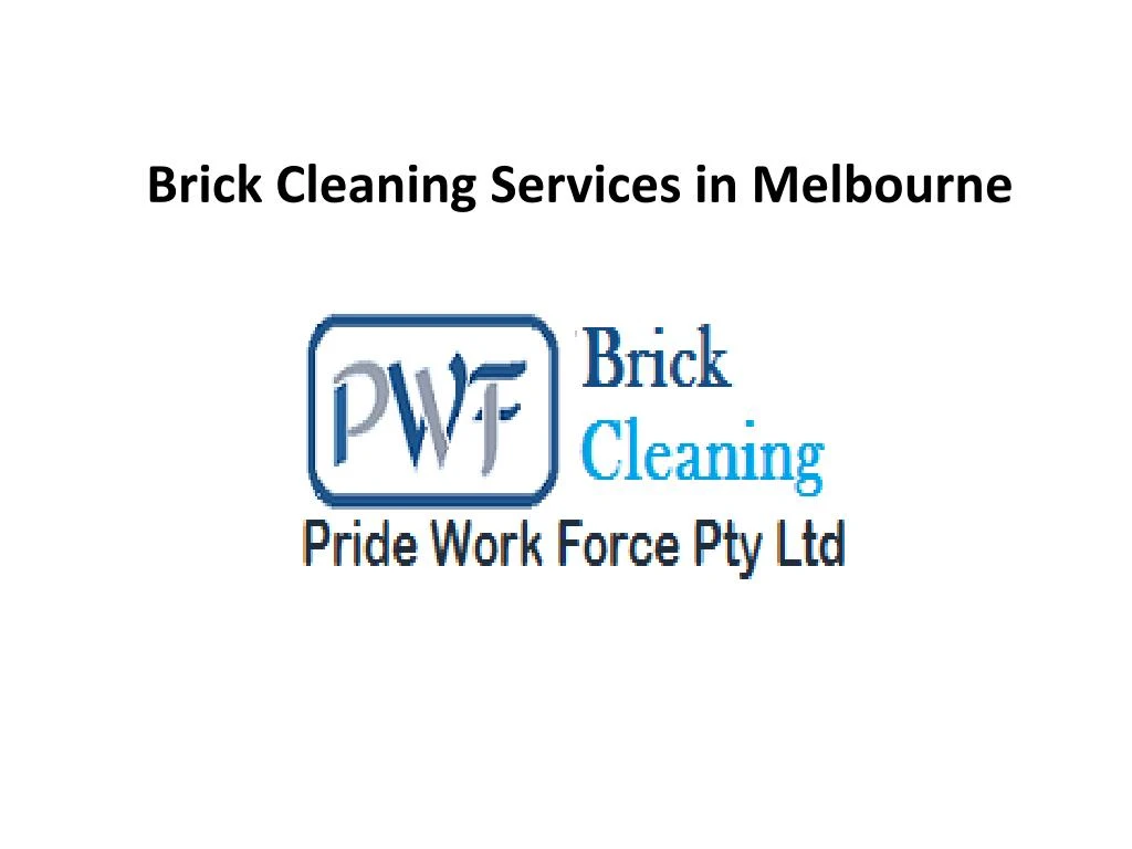 brick cleaning services in melbourne