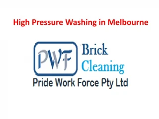 High Pressure House Washing in Melbourne | High Pressure Cleaning Services Melbourne