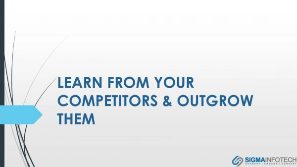 Learn From Your Competitors & Outgrow Them