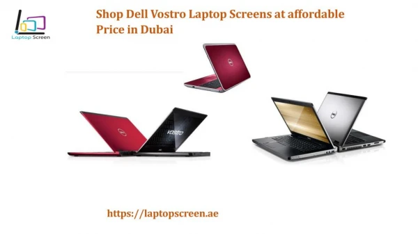 Shop Dell Vostro Laptop Screens at affordable Price in Dubai
