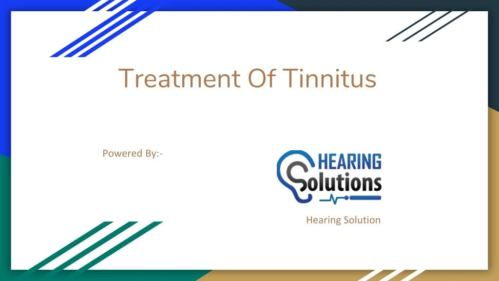 treatment of tinnitus