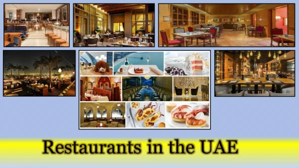 Restaurants in UAE