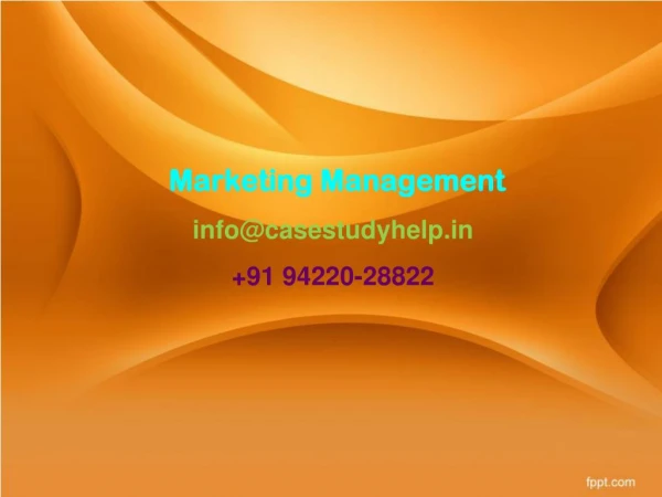 marketing management info@casestudyhelp in 91 94220 28822