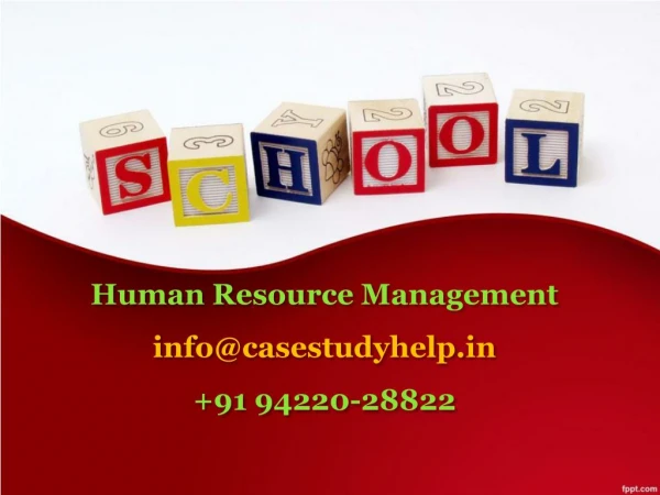 human resource management info@casestudyhelp in 91 94220 28822