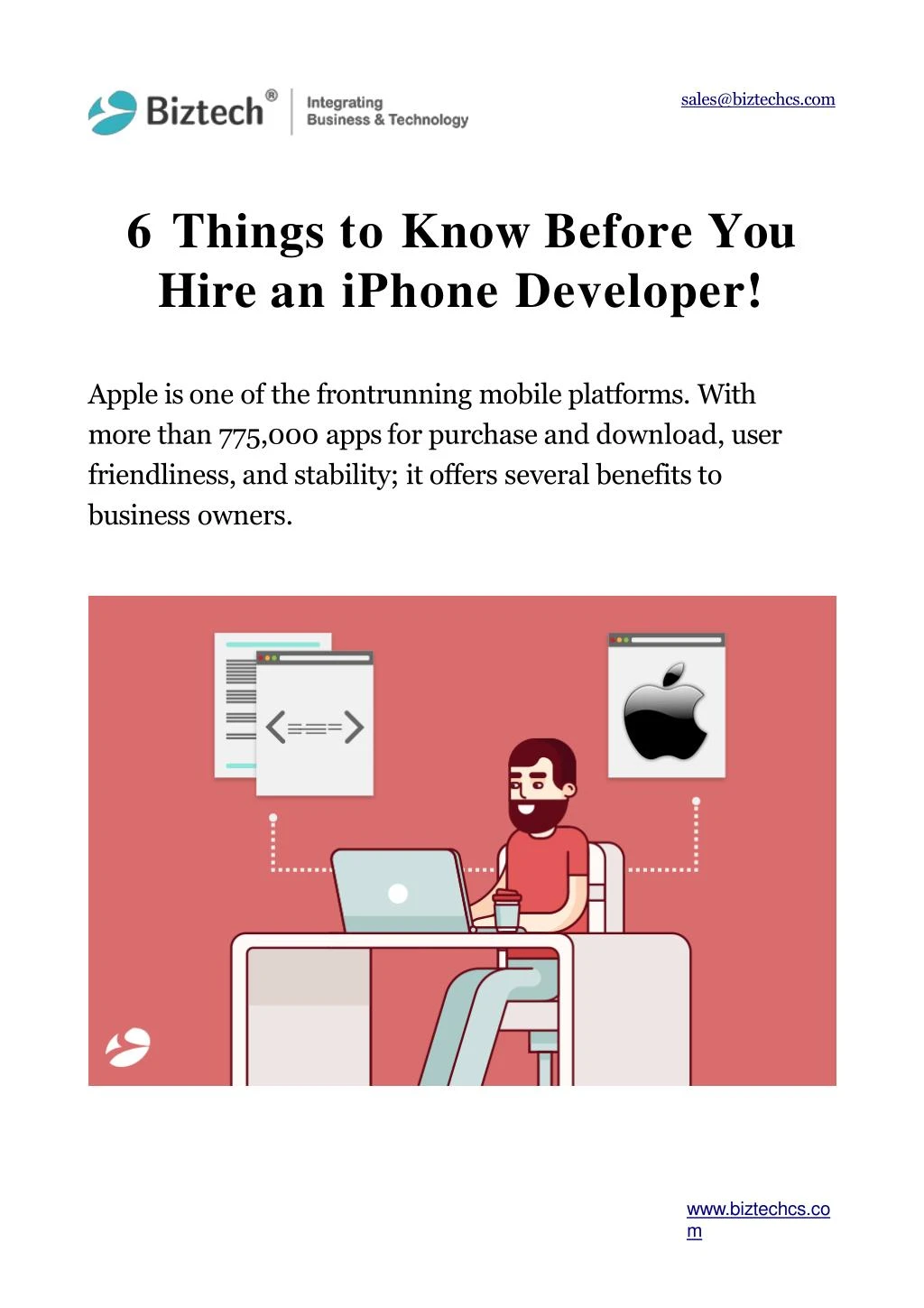 6 things to know before you hire an iphone developer