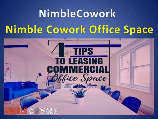 Nimblecowork nimble cowork office space