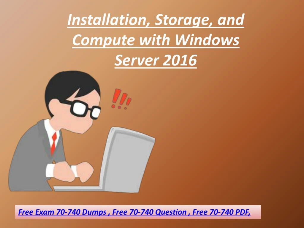 installation storage and compute with windows