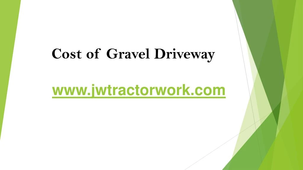 cost of gravel driveway
