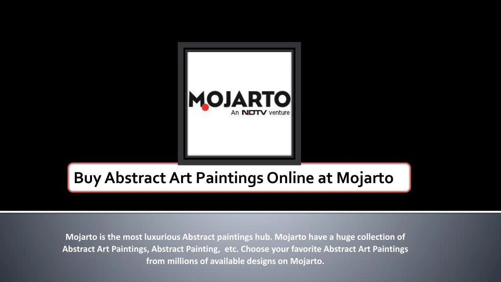 buy abstract art paintings online at mojarto