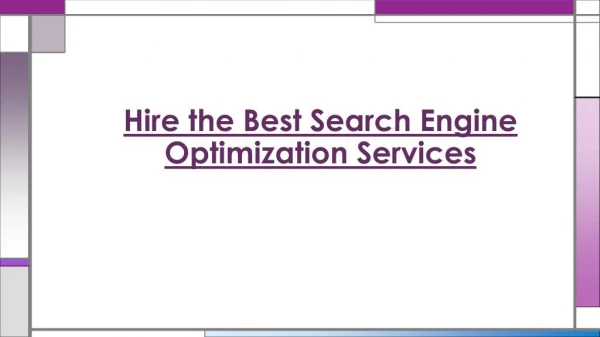 Search Engine Optimization Services Benefits