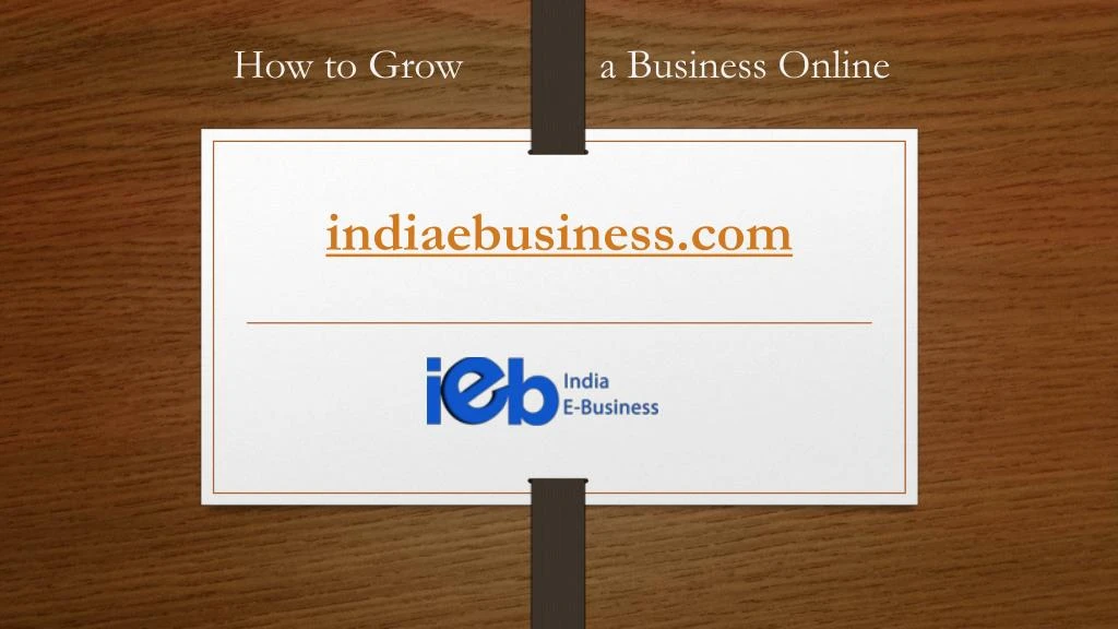 how to grow a business online