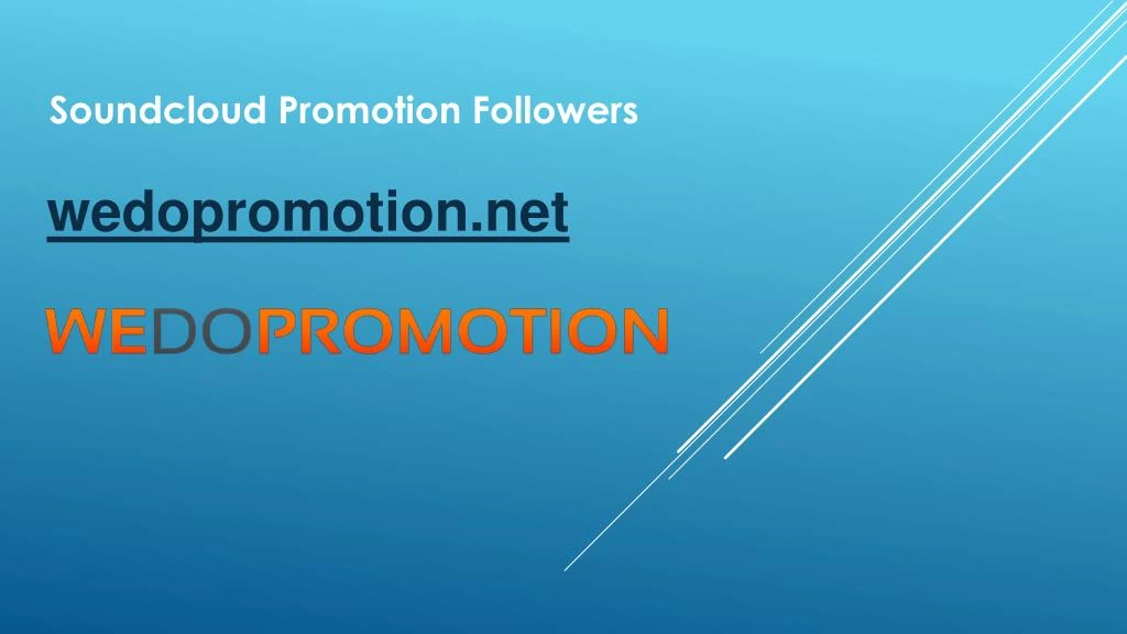 soundcloud promotion followers