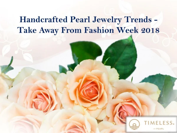 10 handcrafted pearl jewelry trends to take