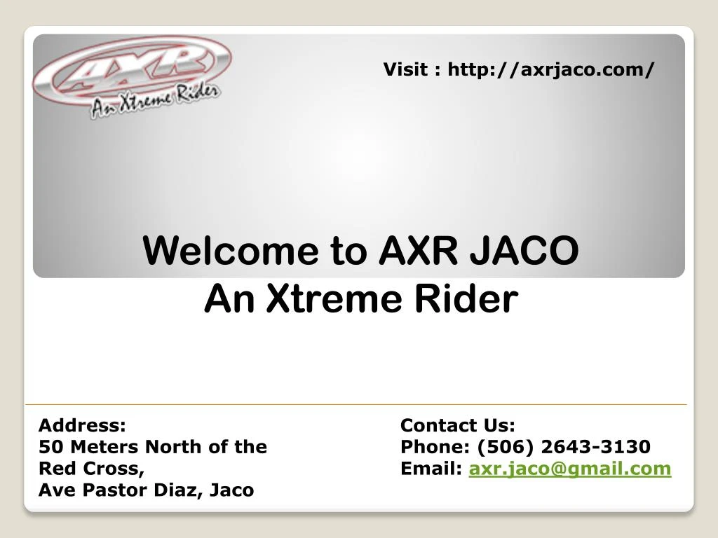 visit http axrjaco com