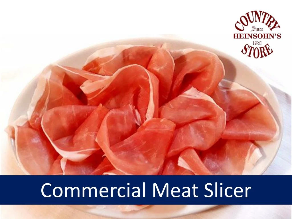 commercial meat slicer