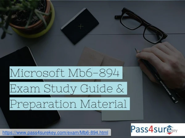 MCSA Mb6-894 Dumps Microsoft Dynamics MB6-894 Exam