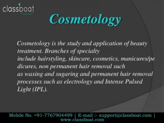 Cosmetology Courses in Pune - slide 1