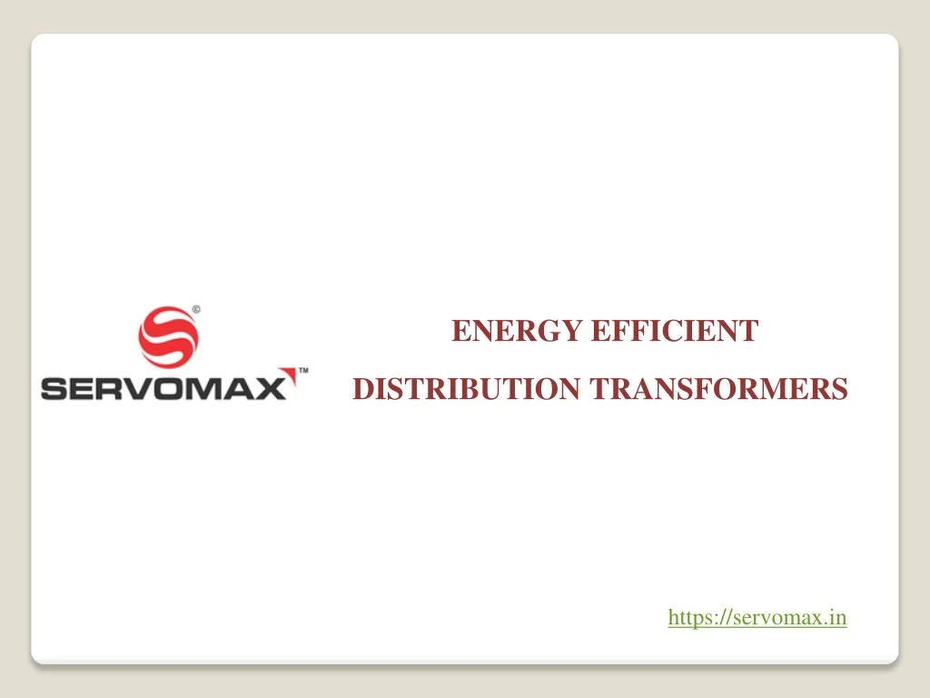 energy efficient distribution transformers