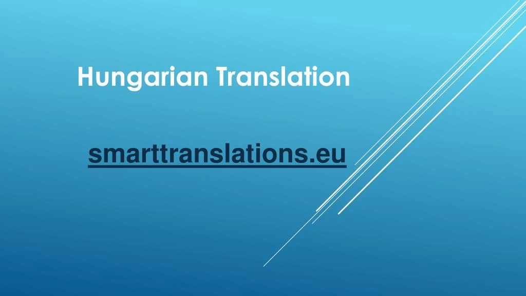 hungarian translation
