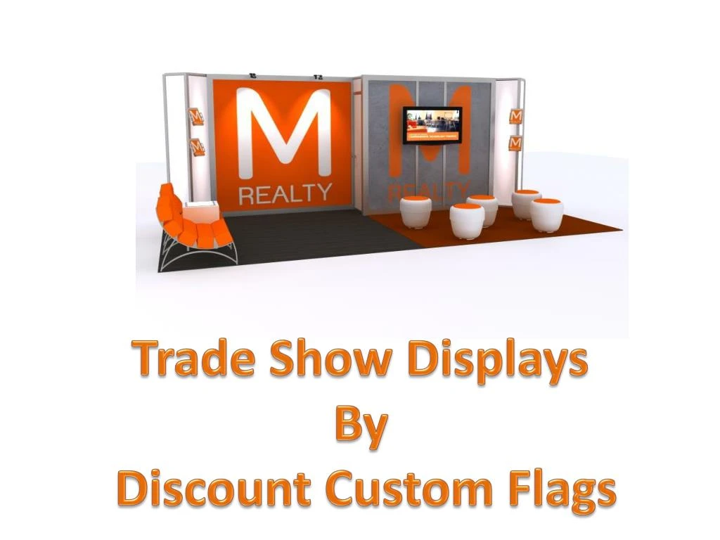 trade show displays by discount custom flags