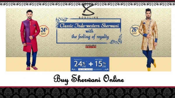 Buy Sherwani Online
