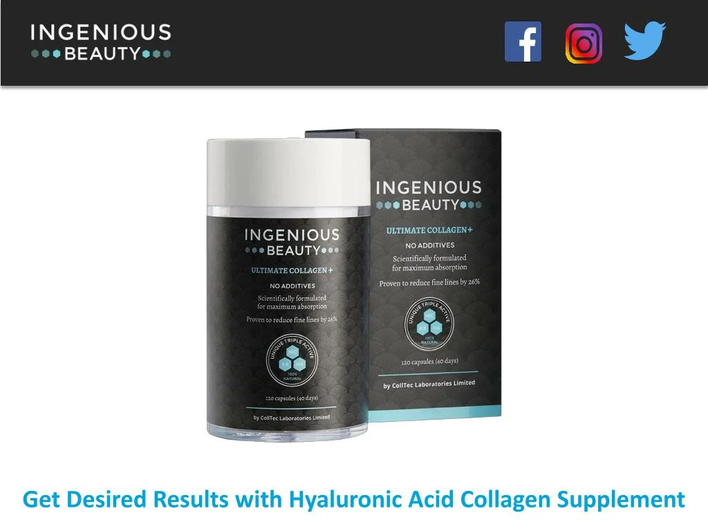get desired results with hyaluronic acid collagen supplement
